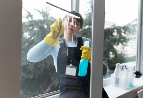 Nettoyage de vitres intérieures et extérieures à Ébreuil